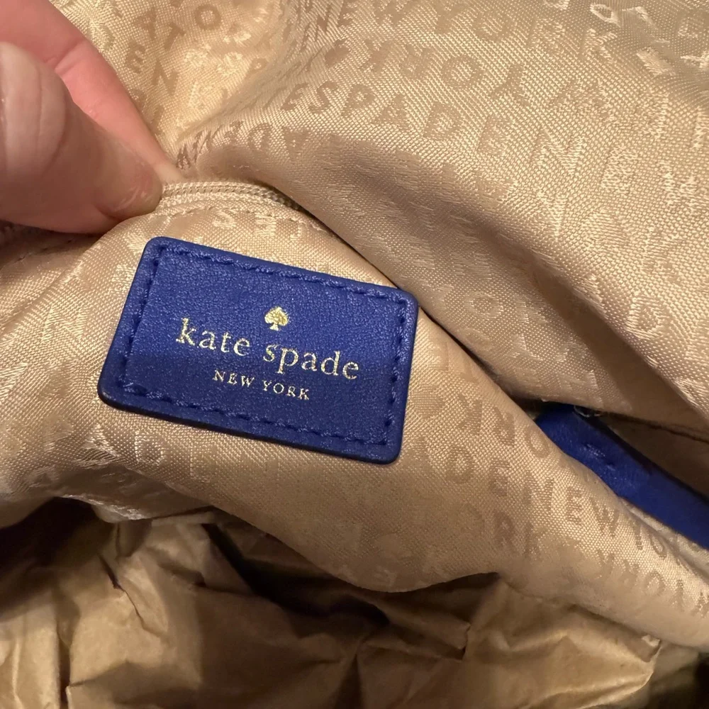 Kate Spade Blue Leather Women's Bag - Picture 7 of 10